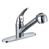Kitchen Faucet Hybrid 8" Pull Out 