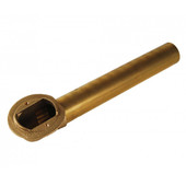 Waste and Overflow Back Part Stand Pipe 1-1/2” Rough Brass