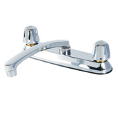 Deckmount Faucet 8" Acrylic Handle