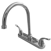 Hybrid 8” Kitchen Faucet U spout Swan Lever Handle