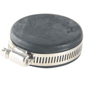 Rubber Jim Cap With Stainless Steel Hose Clamp 1-1/2”