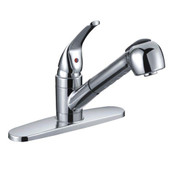 Kitchen Faucet Solid Handle Pull Out 