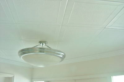 DIY Glue Up White Decorative Ceiling Tiles R27 Antique Bronze Sale!