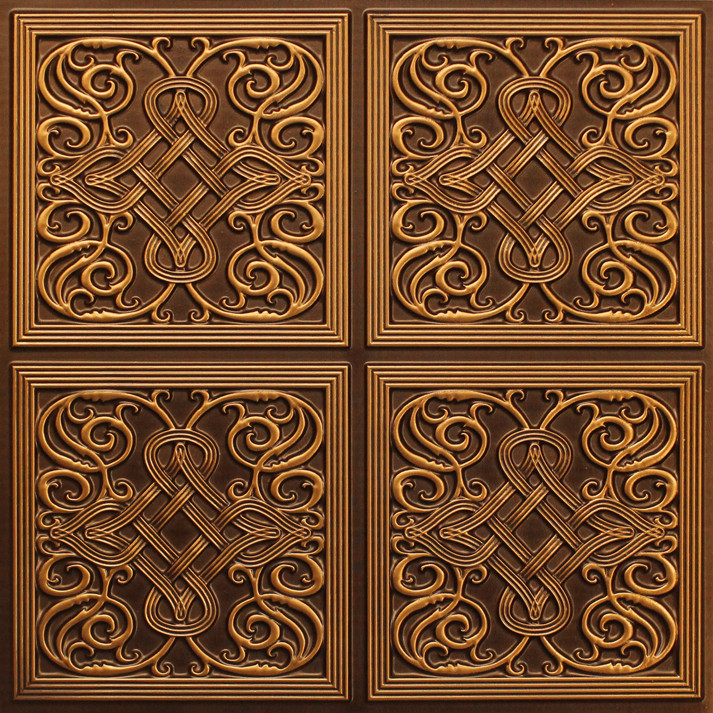 D245 Pvc Ceiling Tile 24x24 Glue Up Euro Deco Ceilings
