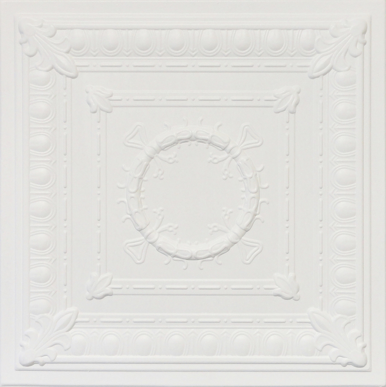 Decorative Ceiling Tiles Styrofoam 20x20 R47 White Satin Washed Copper 