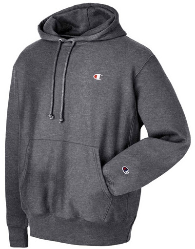 Champion Reverse Weave Dark Grey Hoodie Pullover Jersey - Authentic ...