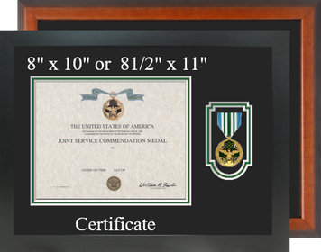 Joint Service Commendation Medal Certificate Frame-Horizontal