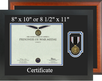 Prisoner of War Certificate Frame-Horizontal