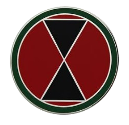 7th Infantry Division Combat Service Identification Badge (CSIB)
