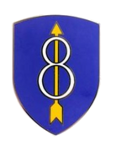 8th Infantry Division Combat Service Identification Badge (CSIB)