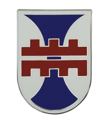 412th Engineer Command Combat Service Identification Badge (CSIB)