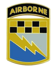 525th Battlefield Surveillance Brigade with Tab Combat Service Identification Badge (CSIB)