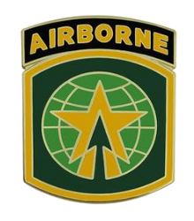 16th Military Police  with Airborne Tab Combat Service Identification Badge (CSIB)