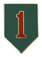 1st Infantry Division Combat Service Identification Badge (CSIB)
