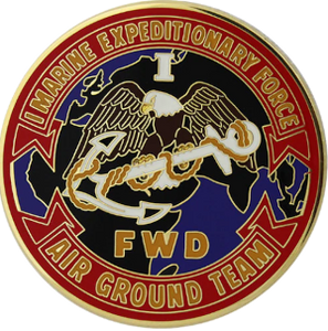 1st Marine Expeditionary Force - IMEF (FWD) Combat Service Identification Badge (CSIB)