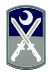 218th Maneuver Enhancement Brigade Combat Service Identification Badge (CSIB)