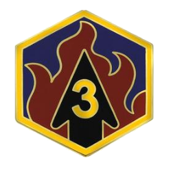 3rd Chemical Brigade Combat Service Identification Badge (CSIB)