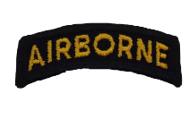 Airborne Tab- Gold on Black