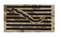 Flag Patch- Don’t Tread On Me-Desert Digital