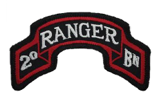 Second Ranger Battalion Patch- color
