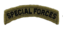 Special Forces Tab Patch- OCP