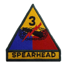 Third Armor Division Patch- color