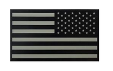 U.S. Flag Patch- Reversed  w/hook closure- IR