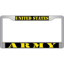 License Plate Frame- United States Army 