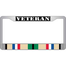 License Plate Frame- Veteran Desert Storm 