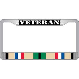 License Plate Frame- Veteran Desert Storm 