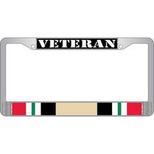 License Plate Frame- Veteran Iraqi Freedom 