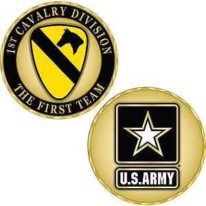 Army 1st Cavalry  Division Challenge Coin