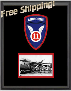 11" x 14" 11th Airborne Frame Display