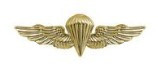 Navy/Marine Corps Badge: Parachutist- miniature, mirror finish