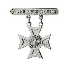 Marine Corps Qualification Badge: Pistol Sharpshooter