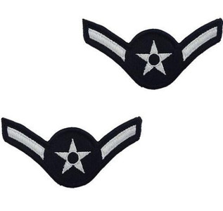 Air Force Embroidered Chevron: Airman - color