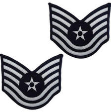 Air Force Embroidered Chevron: Technical Sergeant - color