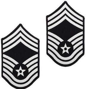 Air Force Embroidered Chevron: Chief Master Sergeant - color