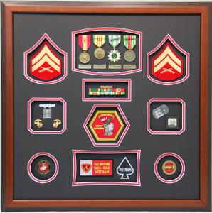 United States Marine CPL Display