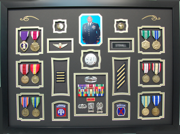 Lt. Colonel Shadow Box Display