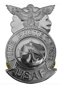 Air Force Badge Fire Protection - regulation size