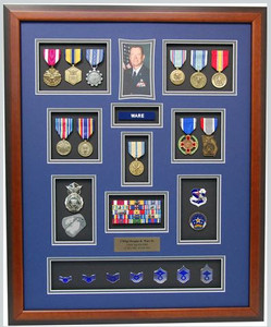 20" x 25" US Air Force Security Forces Shadow Box Display
