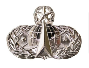 Air Force Badge: Space and Missile: Master - regulation size