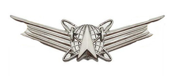 Air Force and Army Badge: Space Basic- regulation size