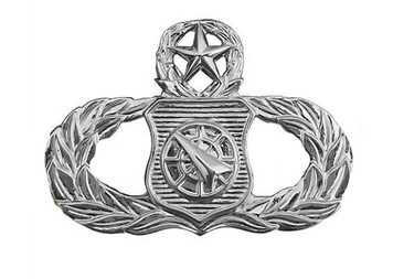 Air Force Badge: Weapons Controller: Master - regulation size