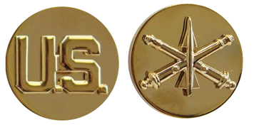 Army Collar Device: US and Air Defense Artillery Enlisted