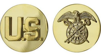Army Enlisted Branch of Service Collar Device: U.S. and Quartermaster