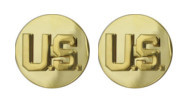 Army Enlisted Branch of Service Collar Device: U.S. and U.S.