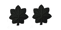 Army Officer Rank Insignia: Lieutenant Colonel - black metal