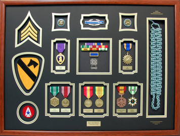 Infantry/First Cavalry Shadow Box Display